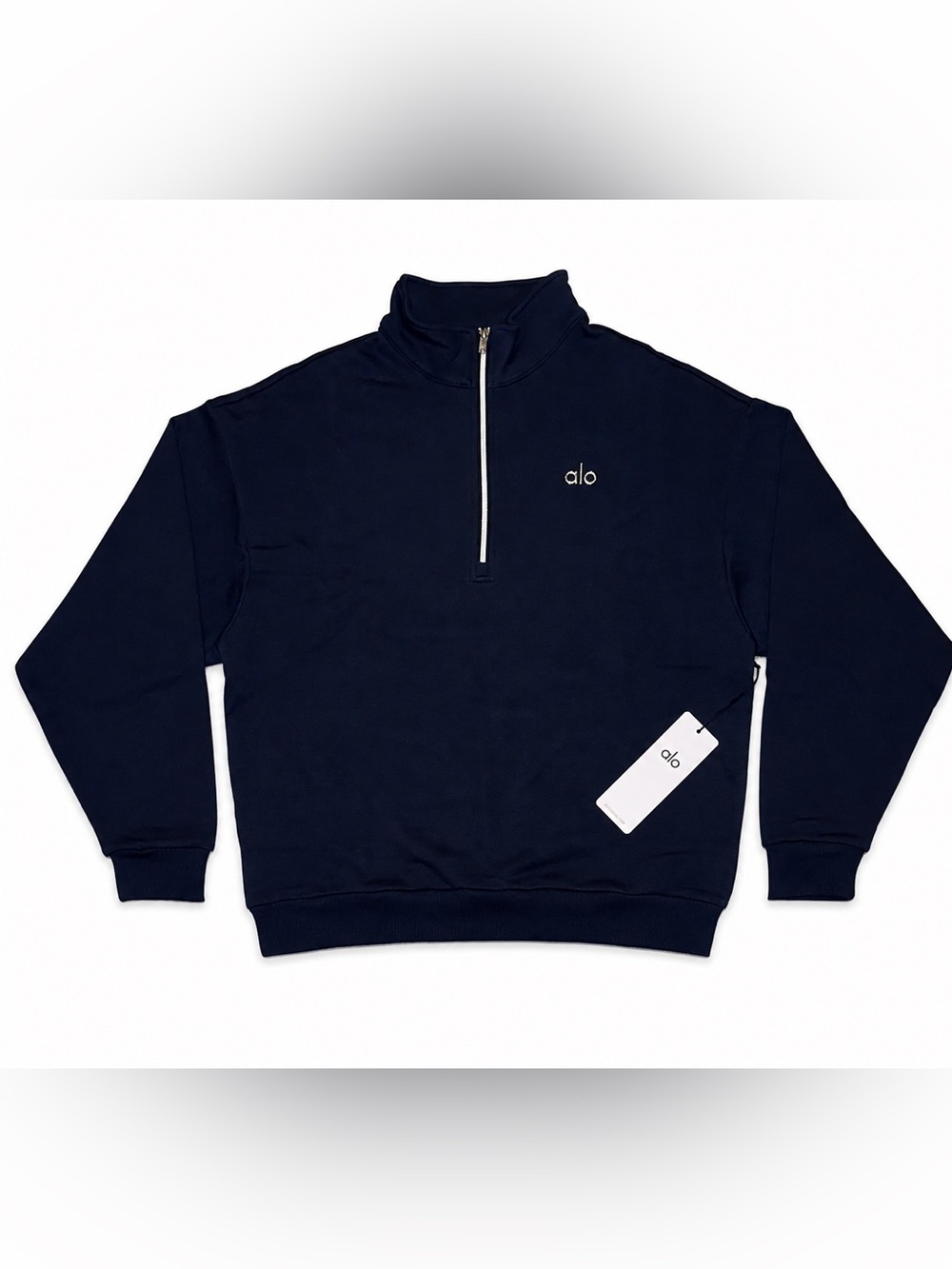 Alo Yoga Accolade Quarter Zip Pullover - Navy (Sku: U3040RG-navy)